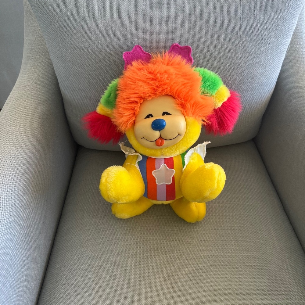 Vintage 1983 Rainbow Brite Puppy Brite Plush Dog Hallmark Mattel Rare